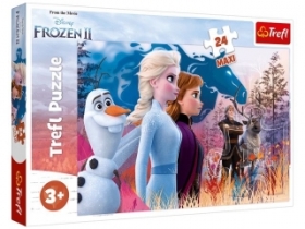 Puzzle 24 Maxi Frozen Magiczna Wyprawa