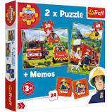 Puzzle 2x Straak Sam+ Gra Pami