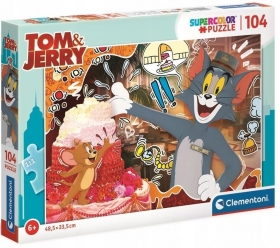 Puzzle 104 el. Tom & Jerry Clementoni