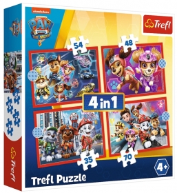 PUZZLE 4W1 PSI PATROL W MIECIE TREFL 34374