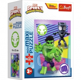 Puzzle 20 miniMaxi Niesamowity Spidey 21133 TREFL