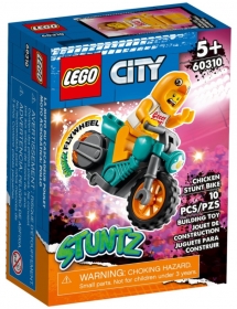 LEGO CITY 60310 MOTOCYKL KASKADERSKI Z KURCZAKIEM