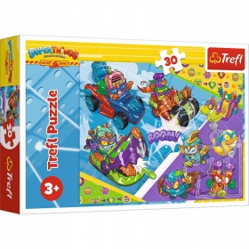 PUZZLE 30 EL SUPER ZINGS DRUYNA SUPER SZPIEGW