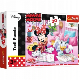 PUZZLE 30 EL MYSZKA MINNIE NAJLEPSZE PRZYJACIӣKI