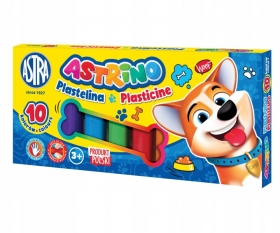 PLASTELINA ASTRINO 10 KOLORW ASTRA