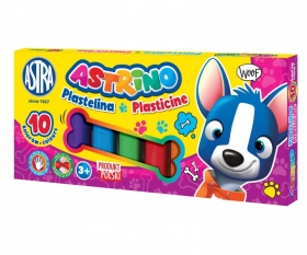 PLASTELINA ASTRINO 10 KOLORW ASTRA