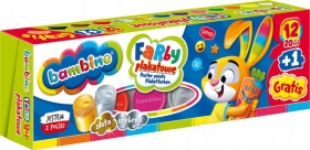 FARBY PLAKATOWE BAMBINO 12 KOLORW + 1 GRATIS