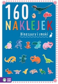 160 Naklejek Dinozaury i Smoki